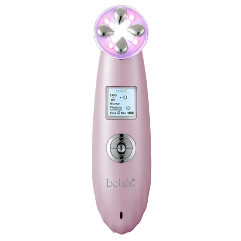 Belulu Premium Pink 彩光射頻提拉導入美容儀 (粉紅色)
